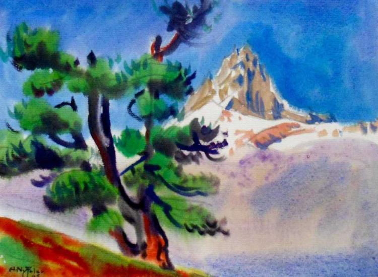 Zinalrothorn von Riffelalp aus