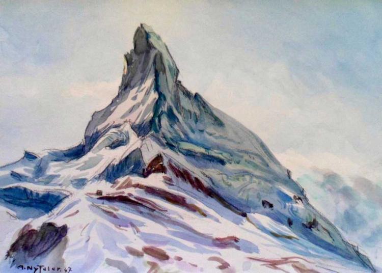 Matterhorn von Findelen aus