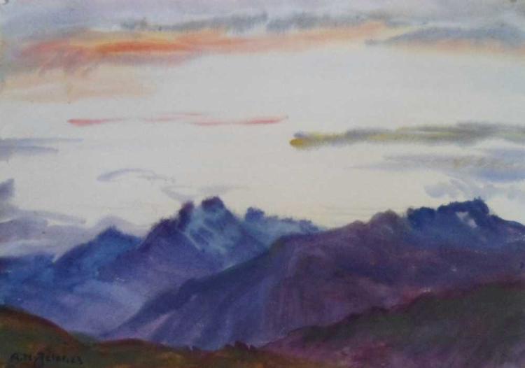 Blick nach Westen, bei Bürchen