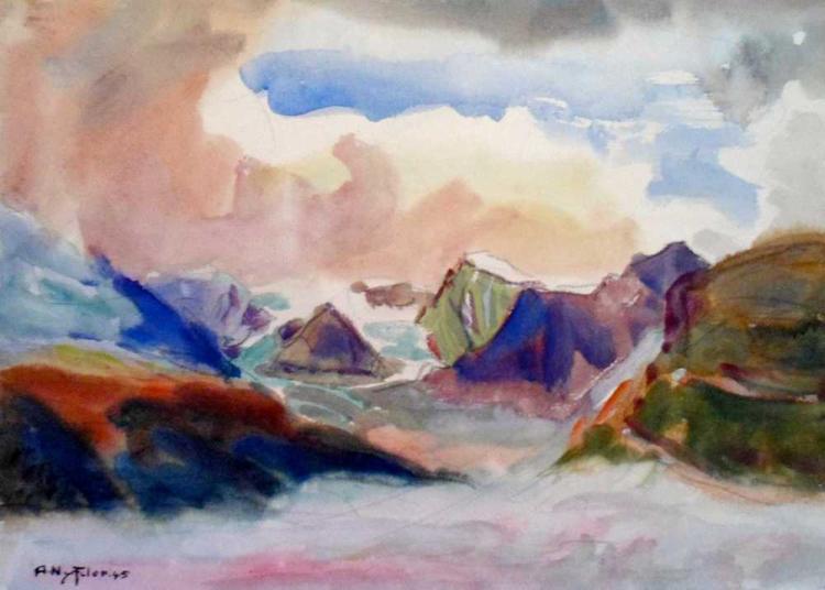 Blick gegen Schöhnbühlhütte, bei Findelen