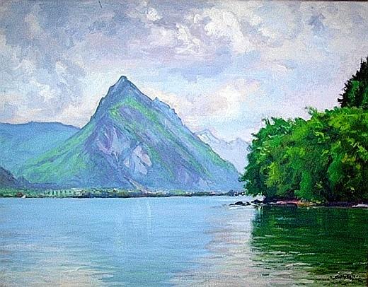 Am Thunersee mit Harder