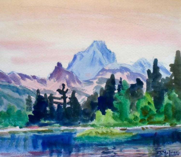 Bietschhorn von Montana aus