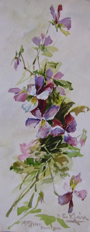 Blumen nach Vorlage
