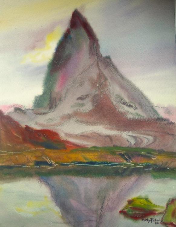 Bietschhorn am Riffelsee