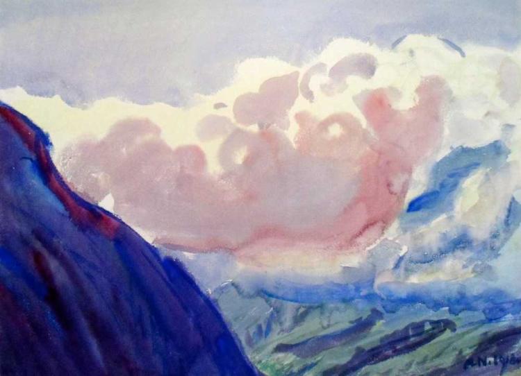 Blick ins Rhonetal, von Hockenfuhren aus