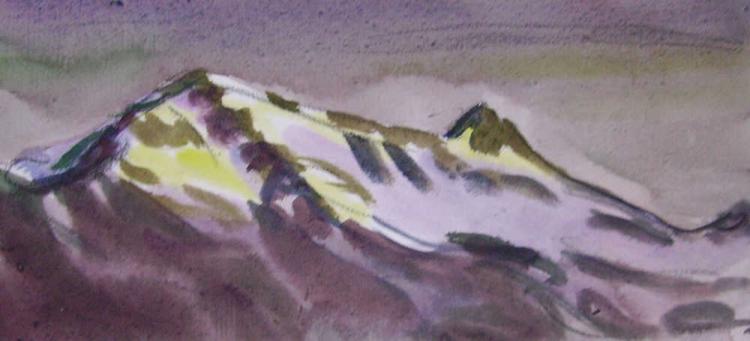 Berge am Abend