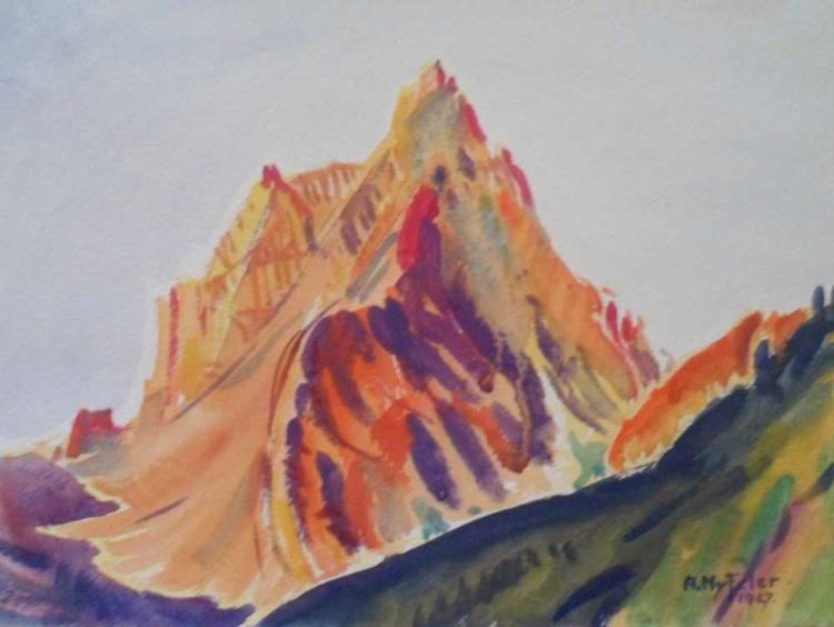 Faldumrothorn von der Faldumalp aus
