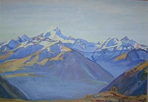 Weisshorn von Lauchernalp aus