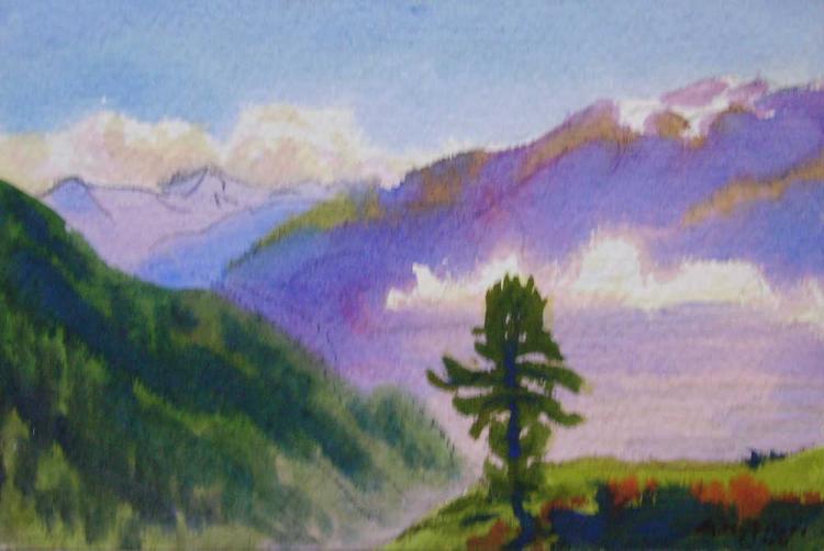Talausblick von Lauchernalp