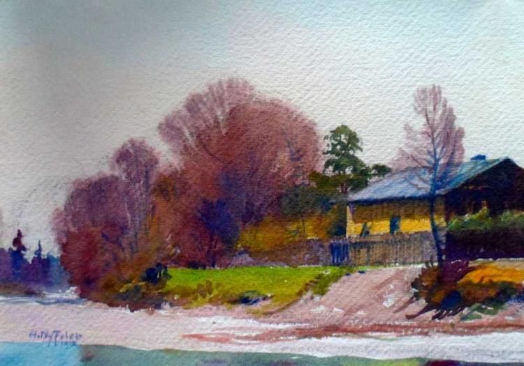 Am Flussufer, an der Isar