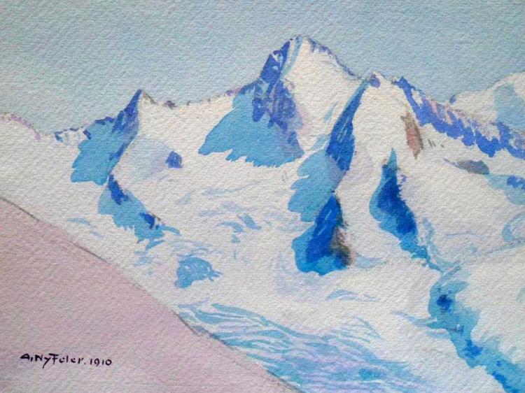 Grünhorngruppe von Steigerhütte aus