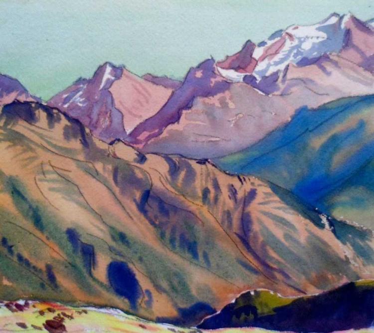 Am Lötschenpass, Balfrin