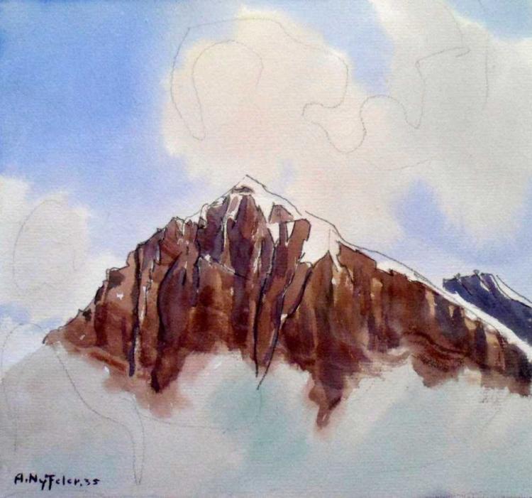 Balmhorn von Hockenhorn aus