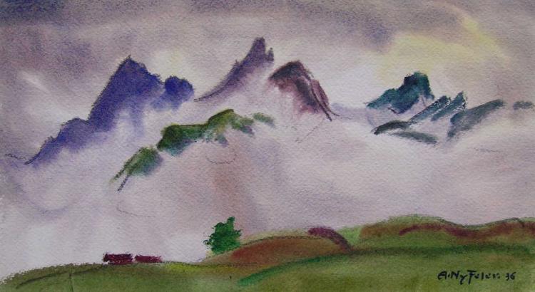 Resti- Mandli- und Maijinghorn von Laucheralp aus