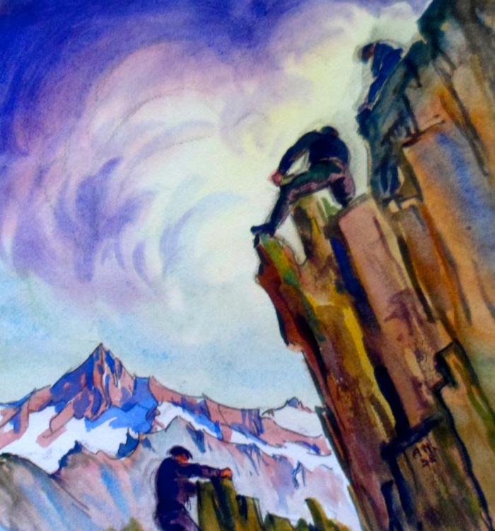 Im Baltschiedertal mit Bietschhorn