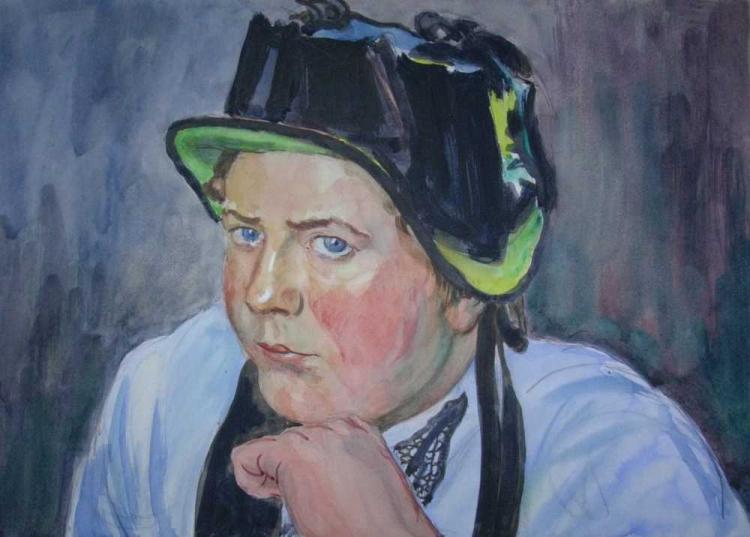 Katrini Murmann im neuen Hut