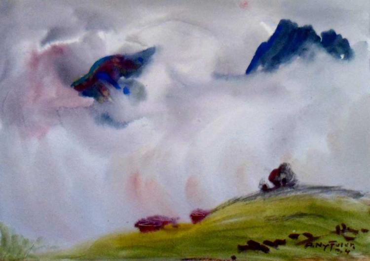 Wogender Nebel auf der Lauchernalp